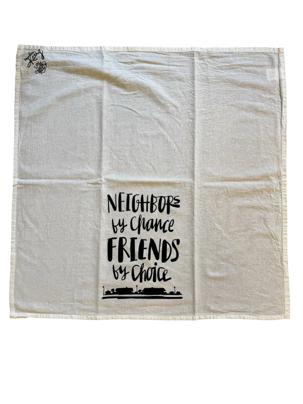 Primitives by Kathy White Decorative Towel with 